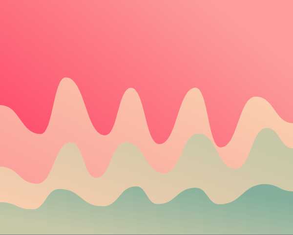 Waves background in gradient colors Waves Background trail dreamy and hypnotic sounds