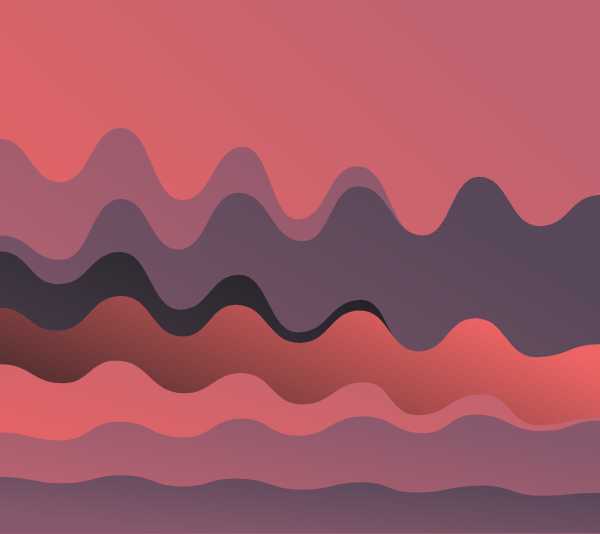 Waves background in gradient colors Waves Background night fiery and hypnotic sounds