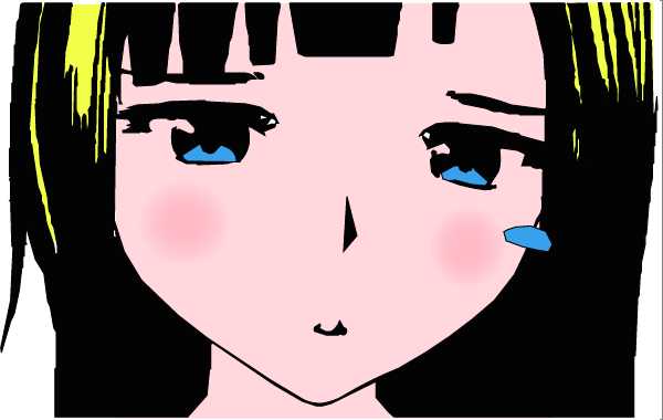 ArtDraw SVG Vectors Japanese Cartoon Anime Girl SVG Vectors