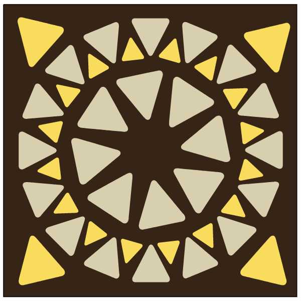ArtDraw SVG Vectors Mosaic background made with brown triangles