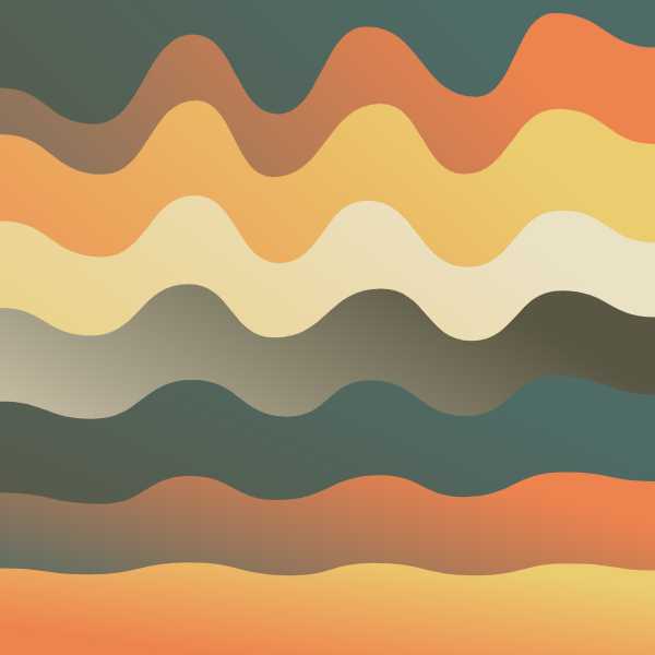 Waves background in gradient colors Waves Background trail cozy and environments from the past