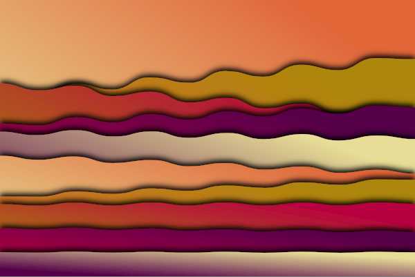 Waves background in gradient colors Waves Background summer beautiful and erotic sunset