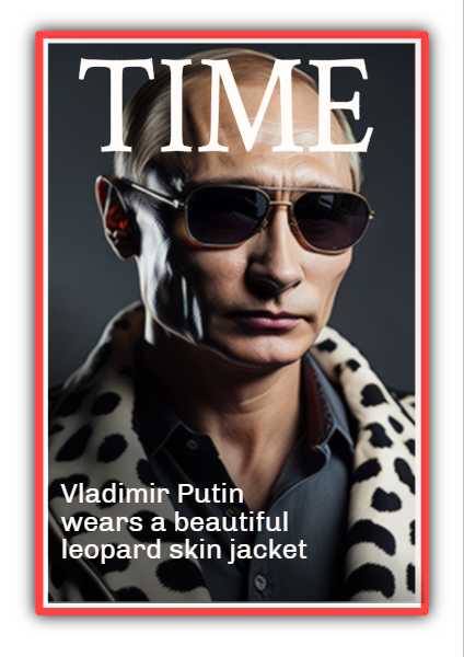 ArtDraw SVG Vectors SVG TIME Magazine Cover Vladimir Putin