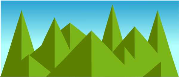 ArtDraw SVG Vectors Green mountains