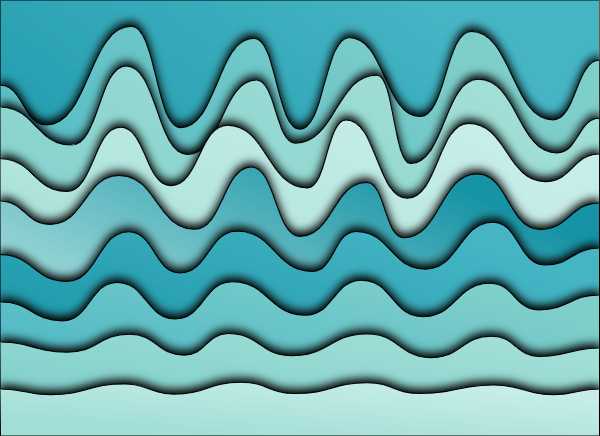 Waves background in gradient colors Waves Background day fiery on ancestral chords