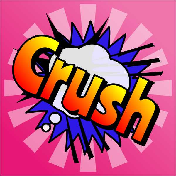 SVG Cartoon Text Crush Explosion Text Crush
