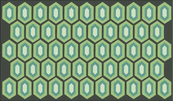 ArtDraw SVG Vectors Green tones Mosaic