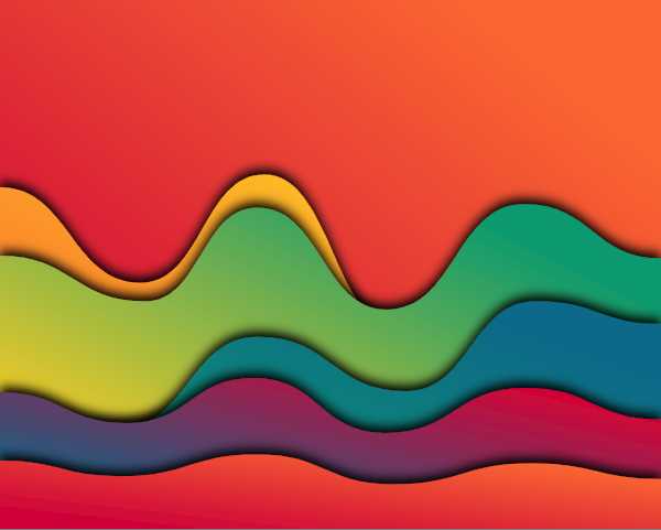 Waves background in gradient colors Waves Background dance aggressive under a burning sun