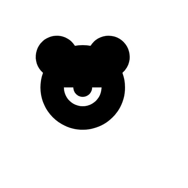 RemixIcon User Icons Bear smile fill