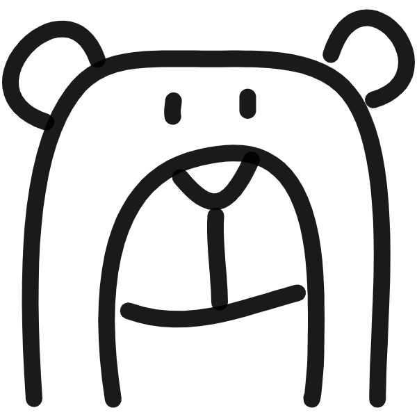 Doodle Library Hand Drawn Vectors Collection Bear