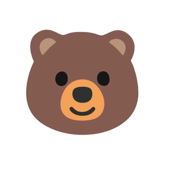 Google Noto Emojis Bear