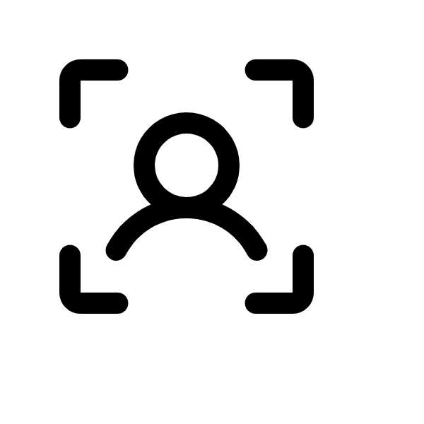 Phosphor Regular Icons user-focus