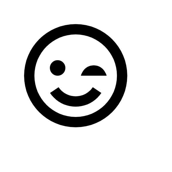 BoxIcons Regular Icons Bx wink smile