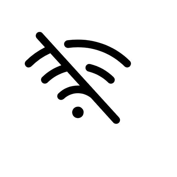 Phosphor Regular Icons Wifi slash