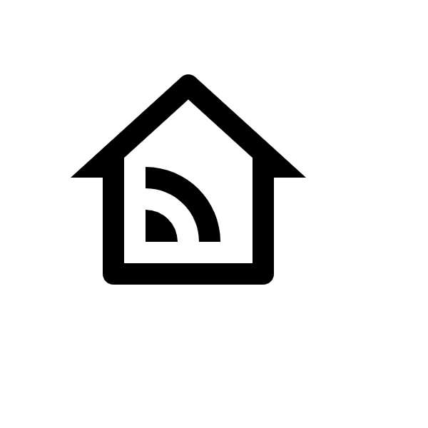 RemixIcon Building Icons home-wifi-line