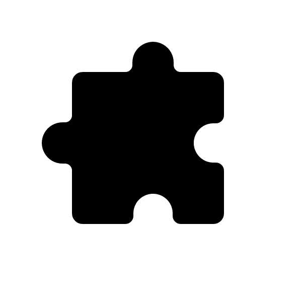 Magestic Solid Vector Iconset Puzzle