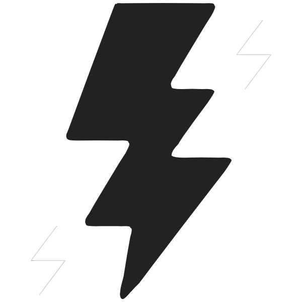 Lets Duotone Glyph Icons Collection Lightning alt