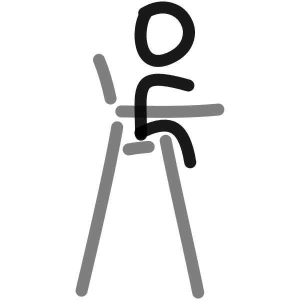 Doodle Library Hand Drawn Vectors Collection High chair